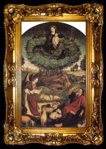 framed  Nicolas Froment Moses and the Burning Bush, ta009-2